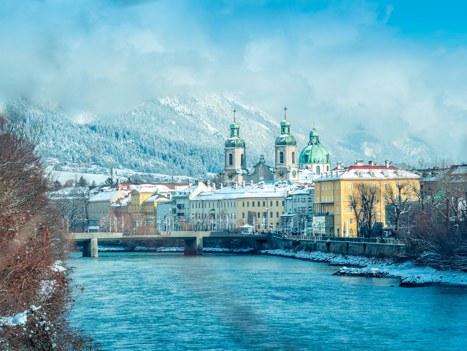 Historische Gebäude in der Innsbrucker Altstadt